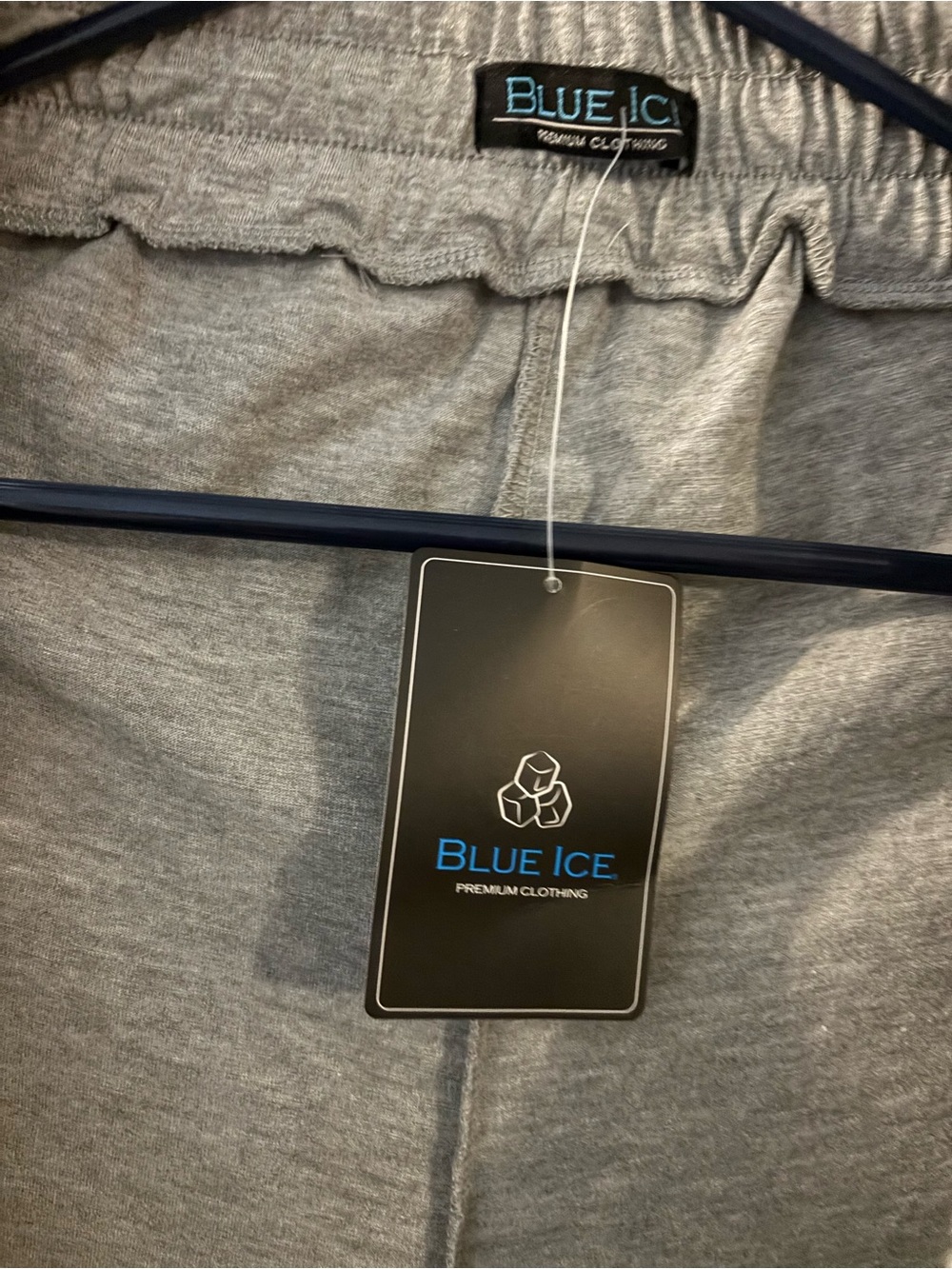 Blue Ice light weight Gray Lounge Pants with Drawstring - Picture 4 of 5